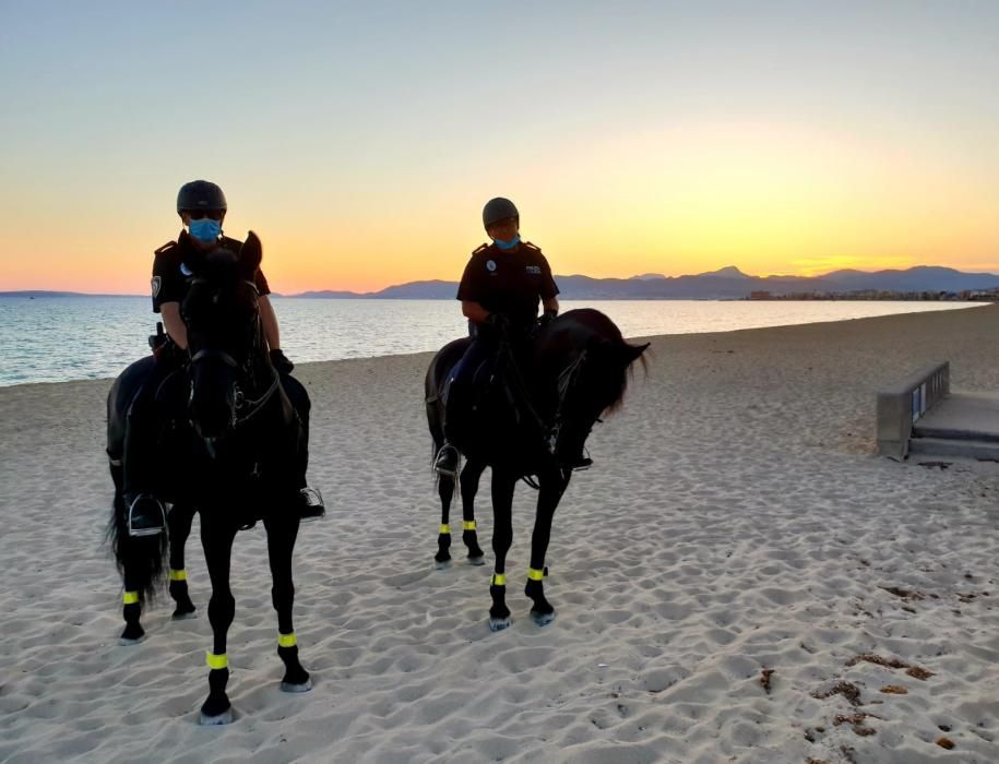 Nit de Sant Joan: La Policía Local de Palma desaloja las playas