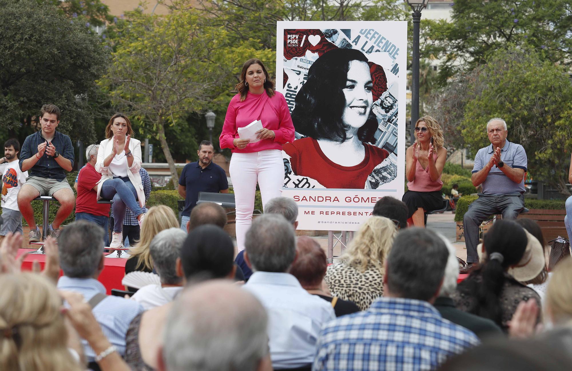 Presentación de la candidatura de Sandra Gómez a las primarias del PSPV