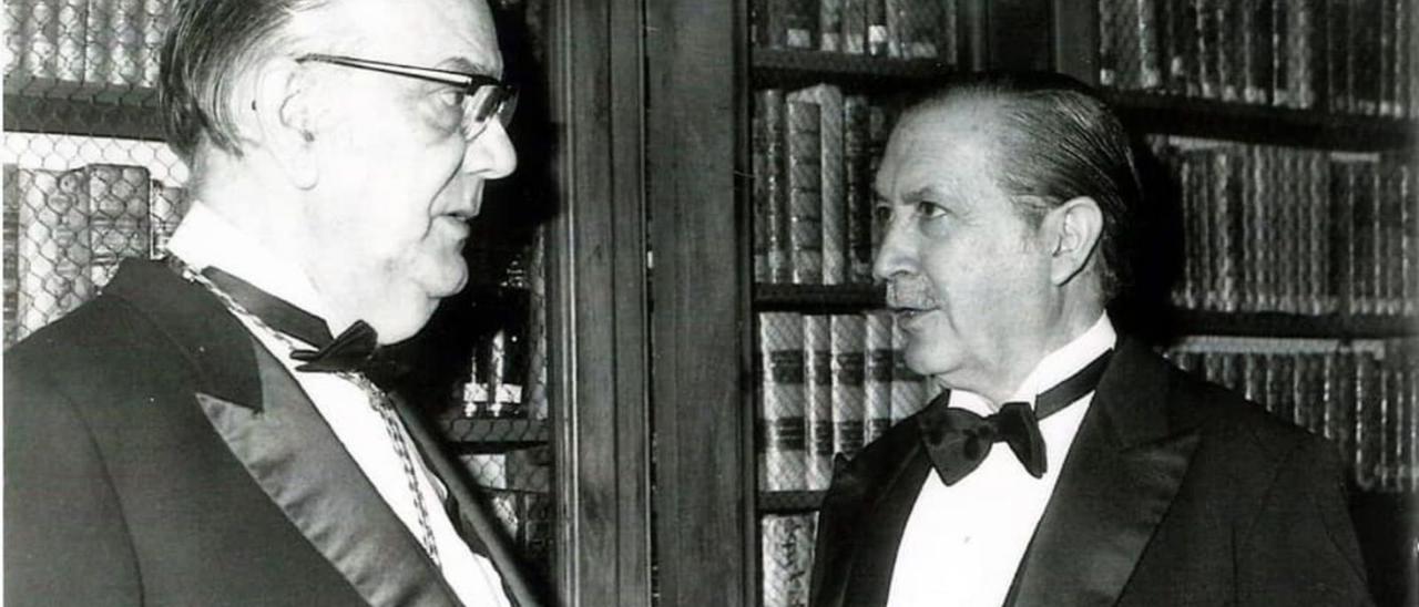 José García Nieto con Camilo José Cela. |Fundación José García Nieto