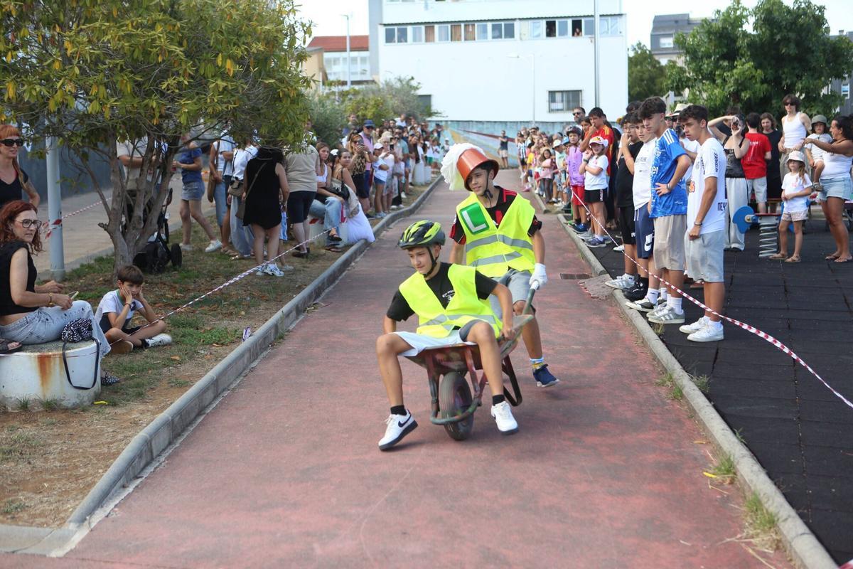 Dos jóvenes "novatos" en la prueba.