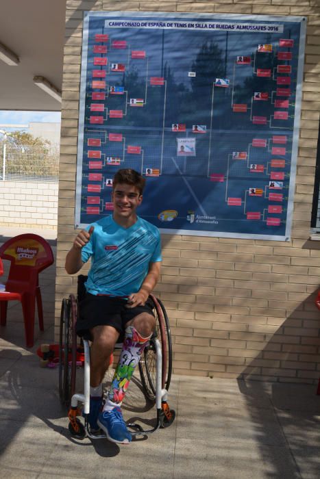 De la Puente gana el Nacional de Tenis en silla de ruedas de Almussafes