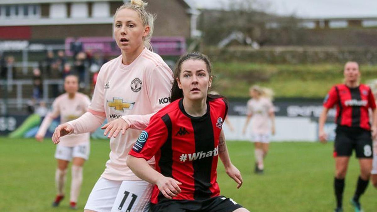 Instante del Lewes FC - Manchester United de cuartos de final de la FA CUP.