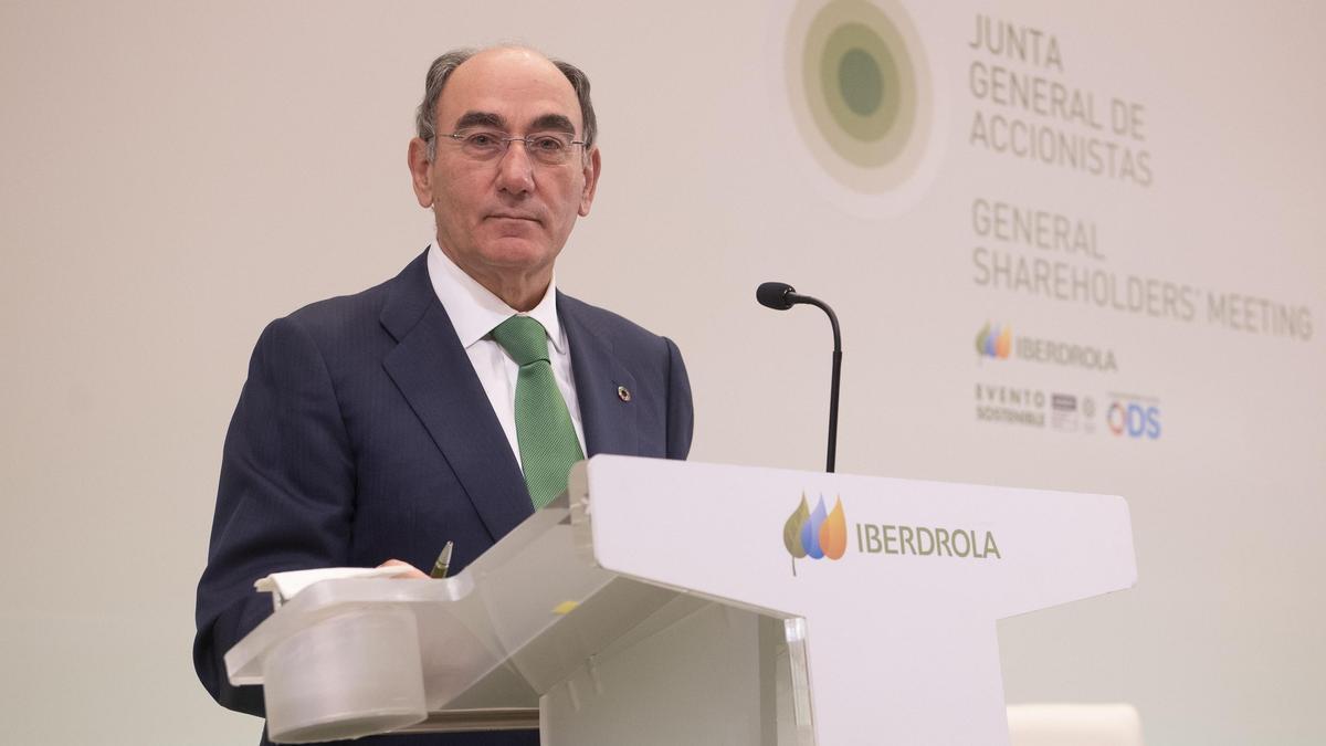 El presidente de Iberdrola, Ignacio Galán.