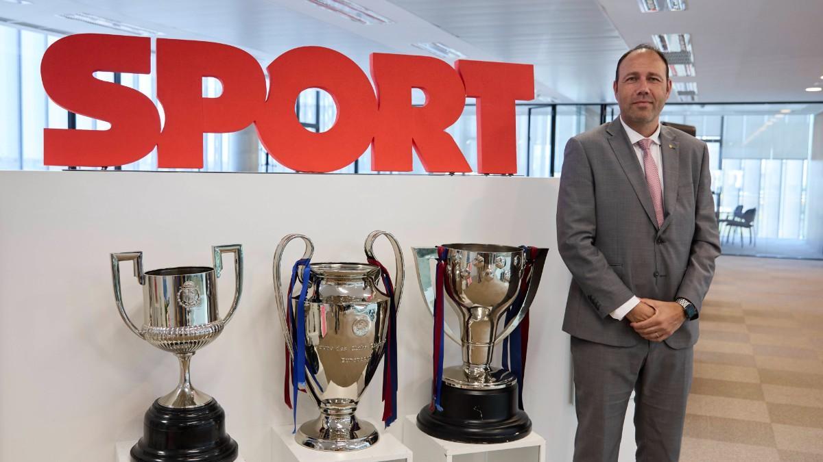 Berni Álvarez ha sido entrevistado en la redacción de Sport