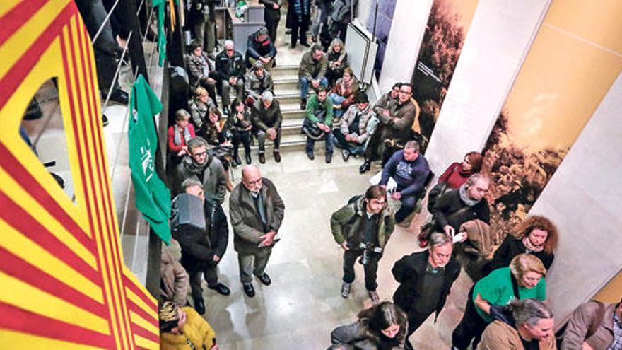 Protestas a favor de la cultura catalana