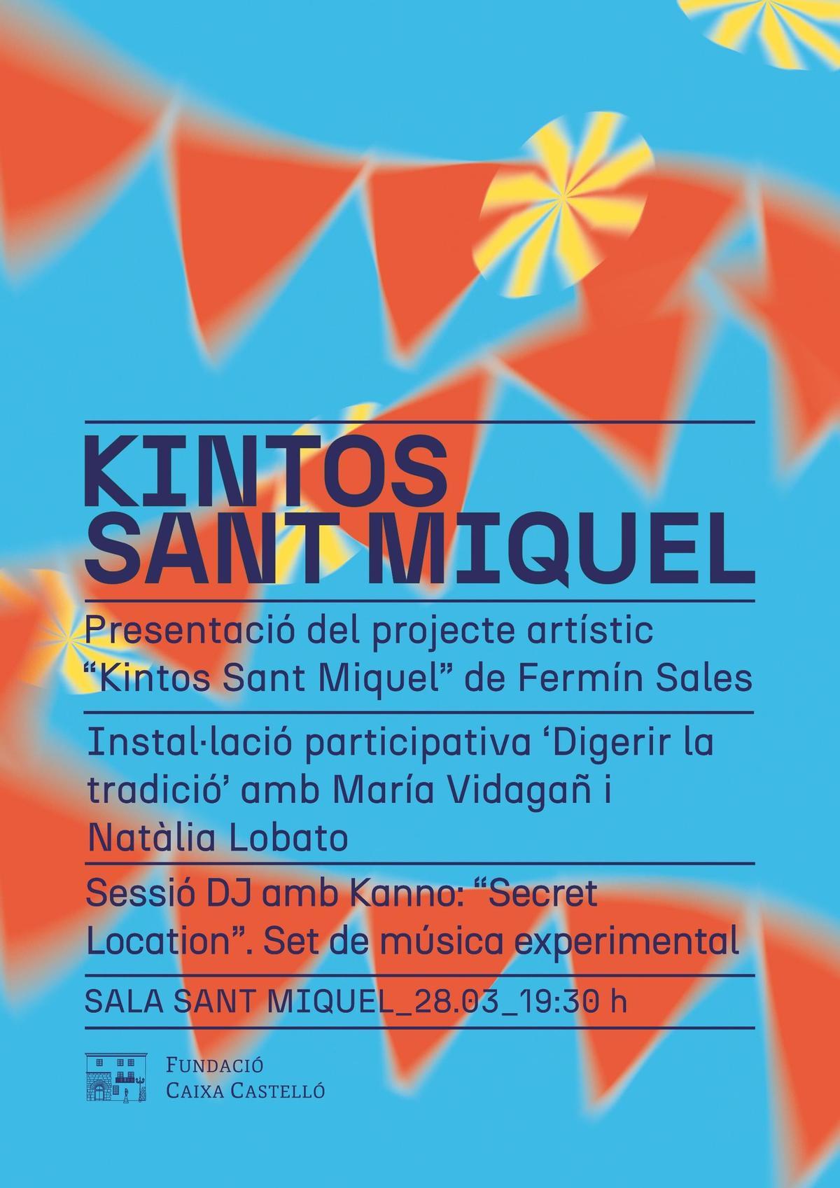Cartell de la festa de cloenda de la mostra de Fermín Sales.