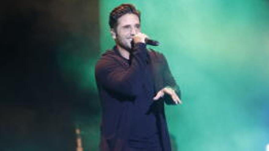 David Bustamante, en su concierto de Elche.