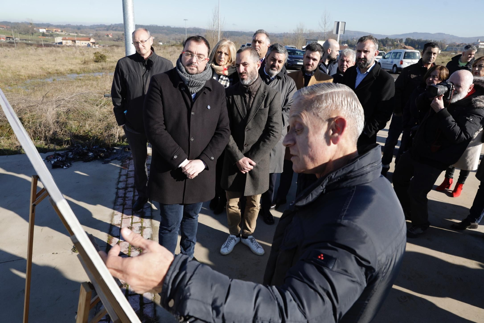 EN IMÁGENES:  Comienza la construcción del desdoblamiento de la carretera AS-17 en Bobes (Siero)