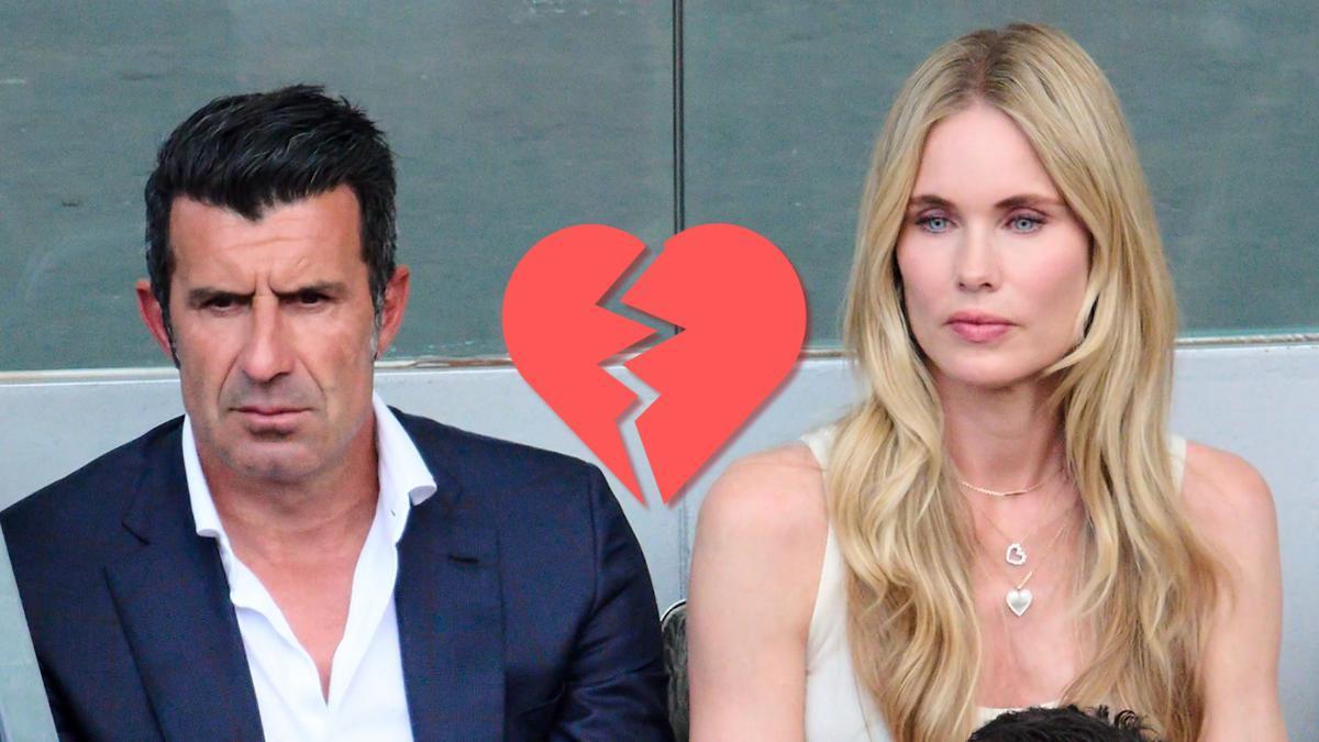 Luis Figo y Helen Svedin podrían haberse separado.