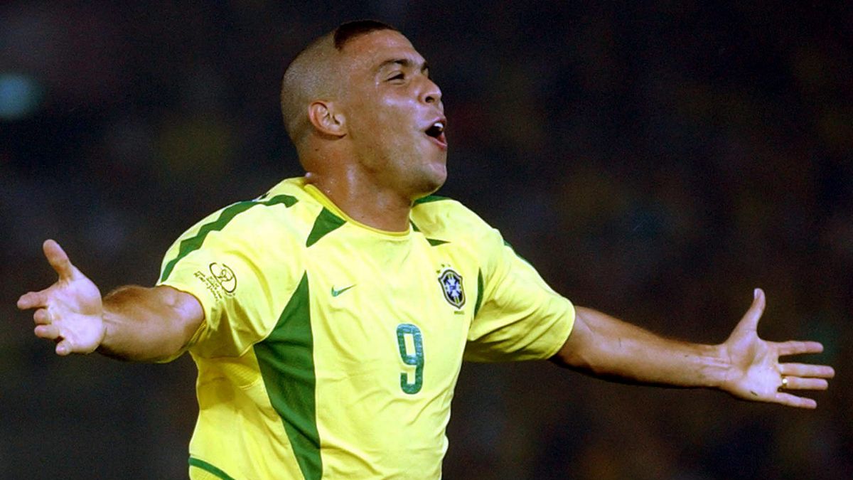 Ronaldo anotó un doblete en la final del Mundial de 2002