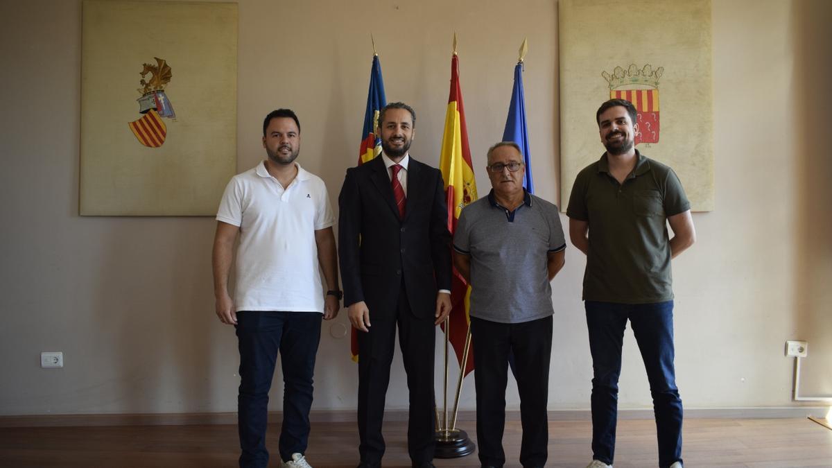 Recepción en el Ayuntamiento de Alcàsser de la empresa Soldelia.