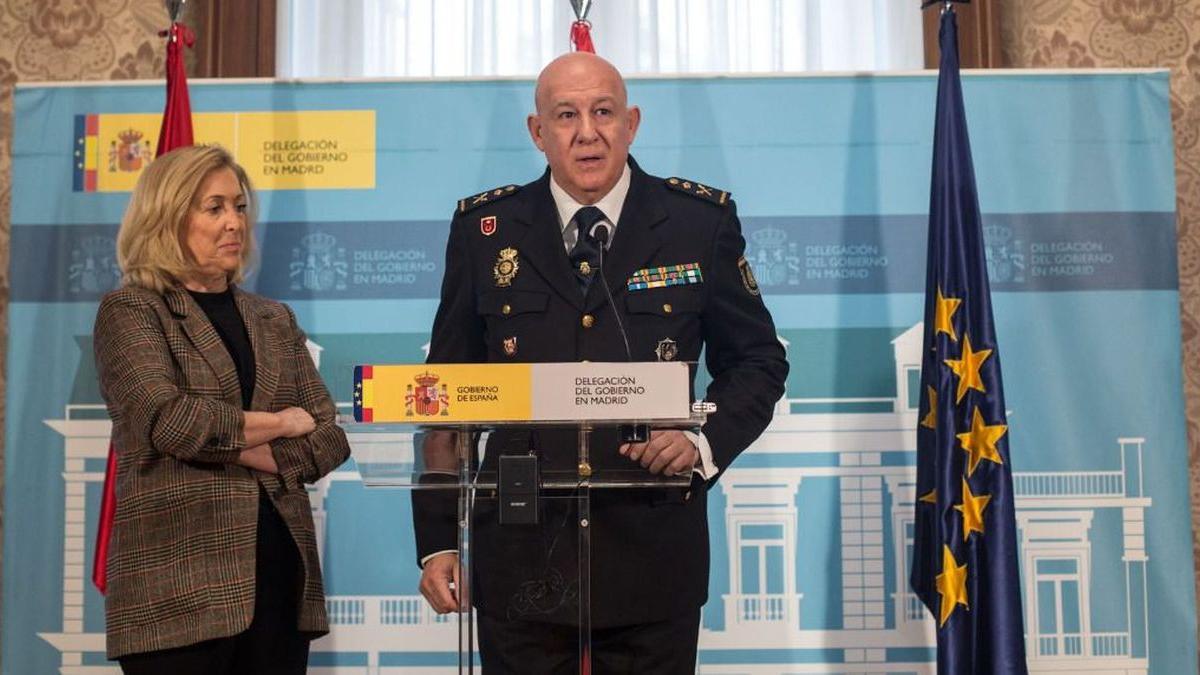 Jorge Martí, nuevo Jefe Superior de Policía en la Comunitat Valenciana, durante un acto en Madrid