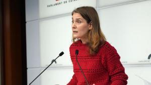 Jéssica Albiach, presidenta del grupo parlamentario de los Comuns.