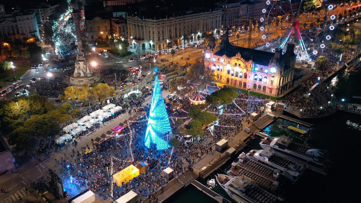 Foto aérea del recinto de Nadal al Port.