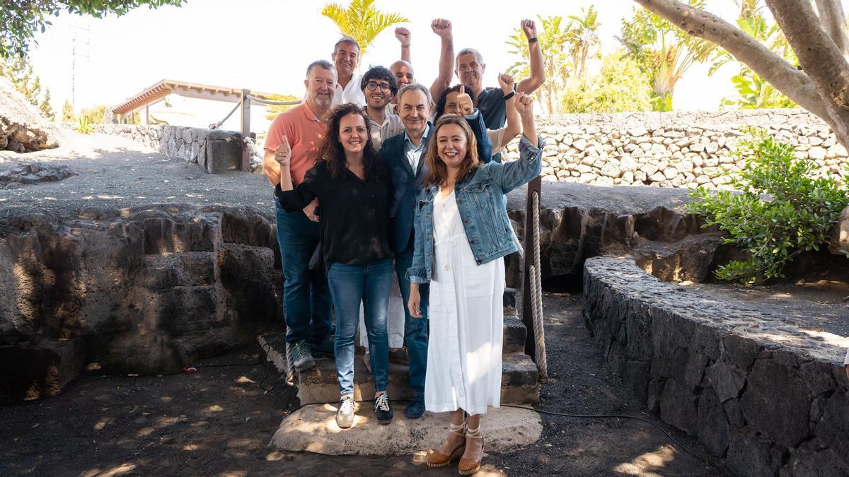 Acto del PSOE de Lanzarote con José Luis Rodríguez Zapatero en La Florida