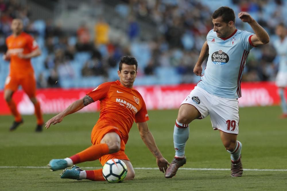 La galería de imágenes del empate entre el Celta y el Málaga en Balaídos