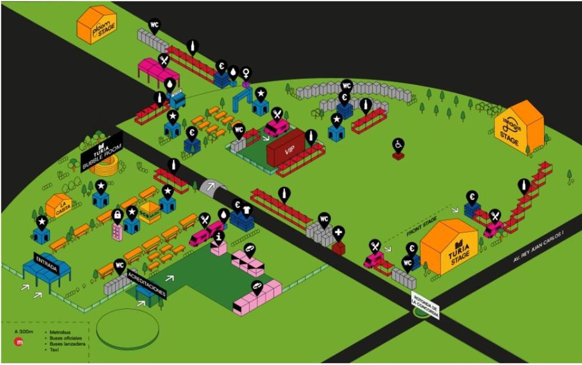Nuevo recinto del festival Bigsound en Torrent.