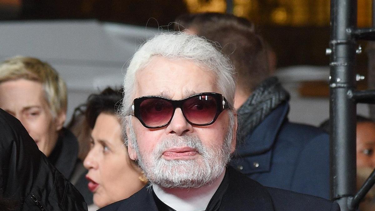 Karl Lagerfeld en noviembre de 2018