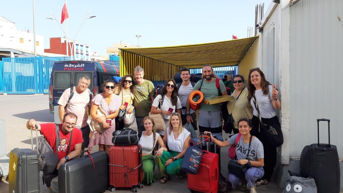 El grupo que viajó a Marruecos con Manos Unidas