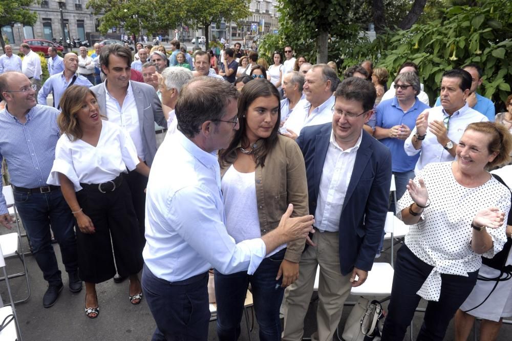 Feijóo presenta en A Coruña la candidatura del PP