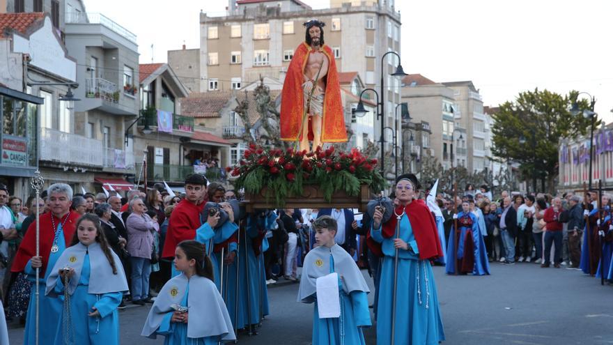 La procesión de Jueves Santo de Cangas estrena escenificación en la alameda