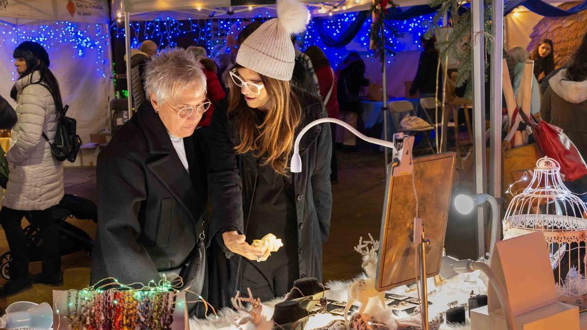 Parades instal·lades al parc de l'Estació de Navàs