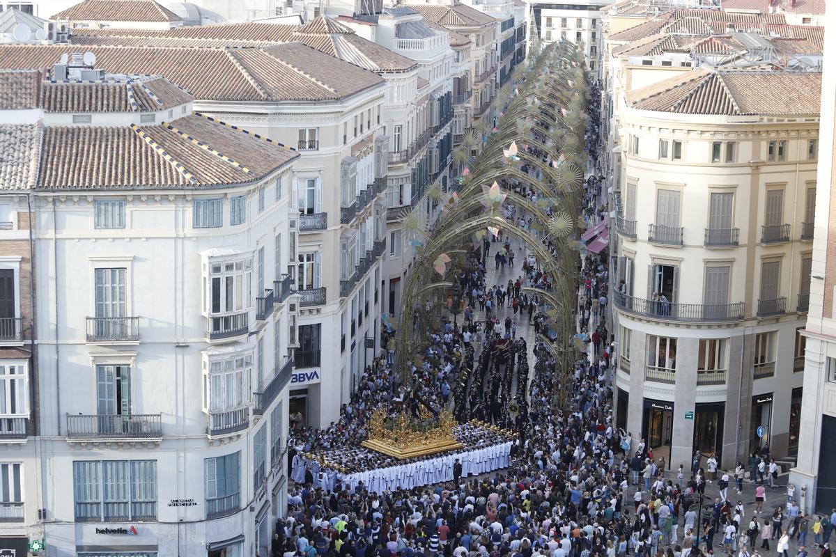 La calle Larios, este sábado de Magna