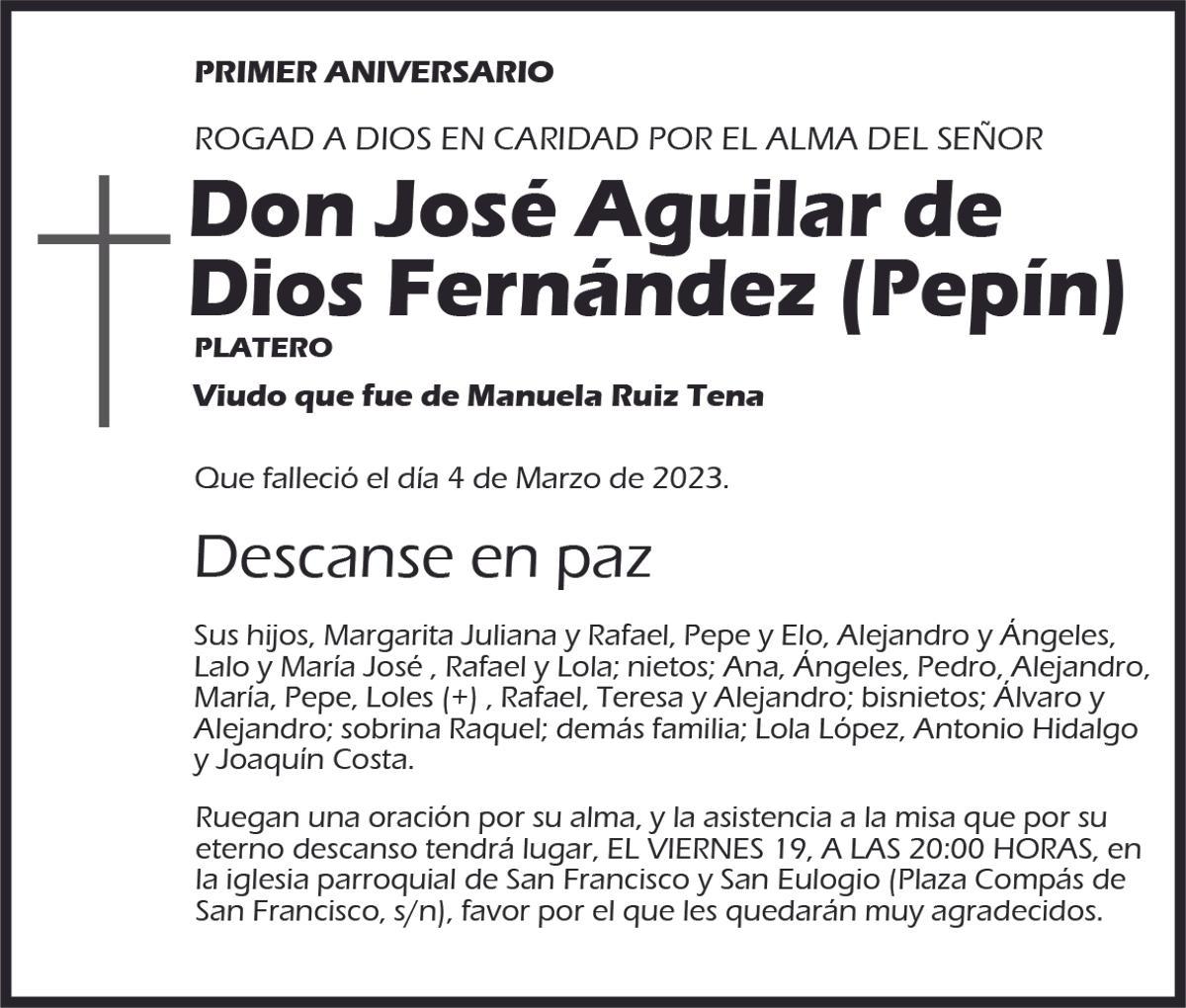 José Aguilar de Dios Fernández (Pepín)