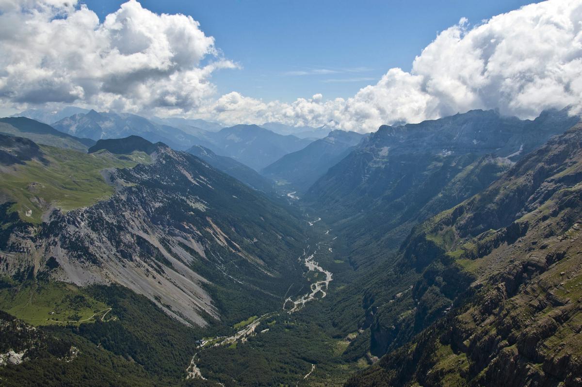 El Valle de Pineta, en España