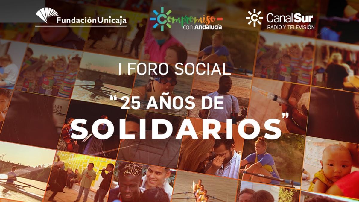 Canal Sur organiza en Málaga el I Foro Social '25 años de Solidarios'.