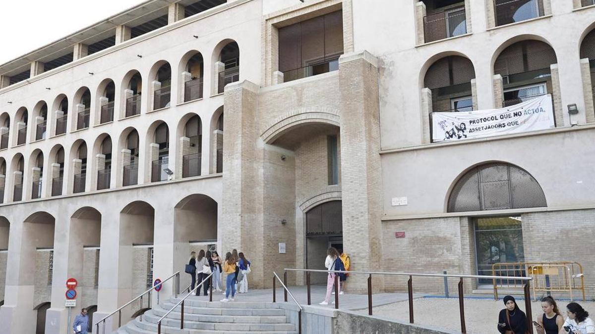 La Facultat de Lletres de la Universitat de Girona.