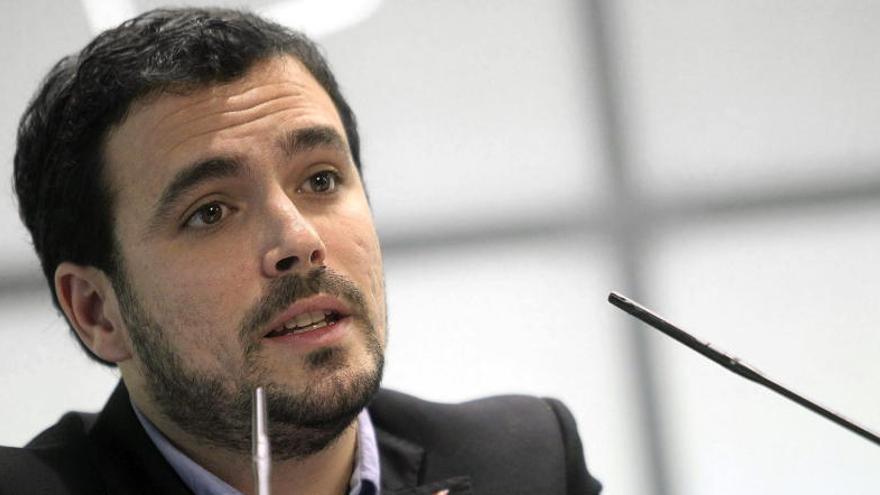 El candidato de IU Alberto Garzón.