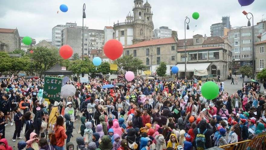 O Correlingua celebrado onte en Pontevedra é un dos actos na honra das Letras Galegas. // Rafa Vázquez