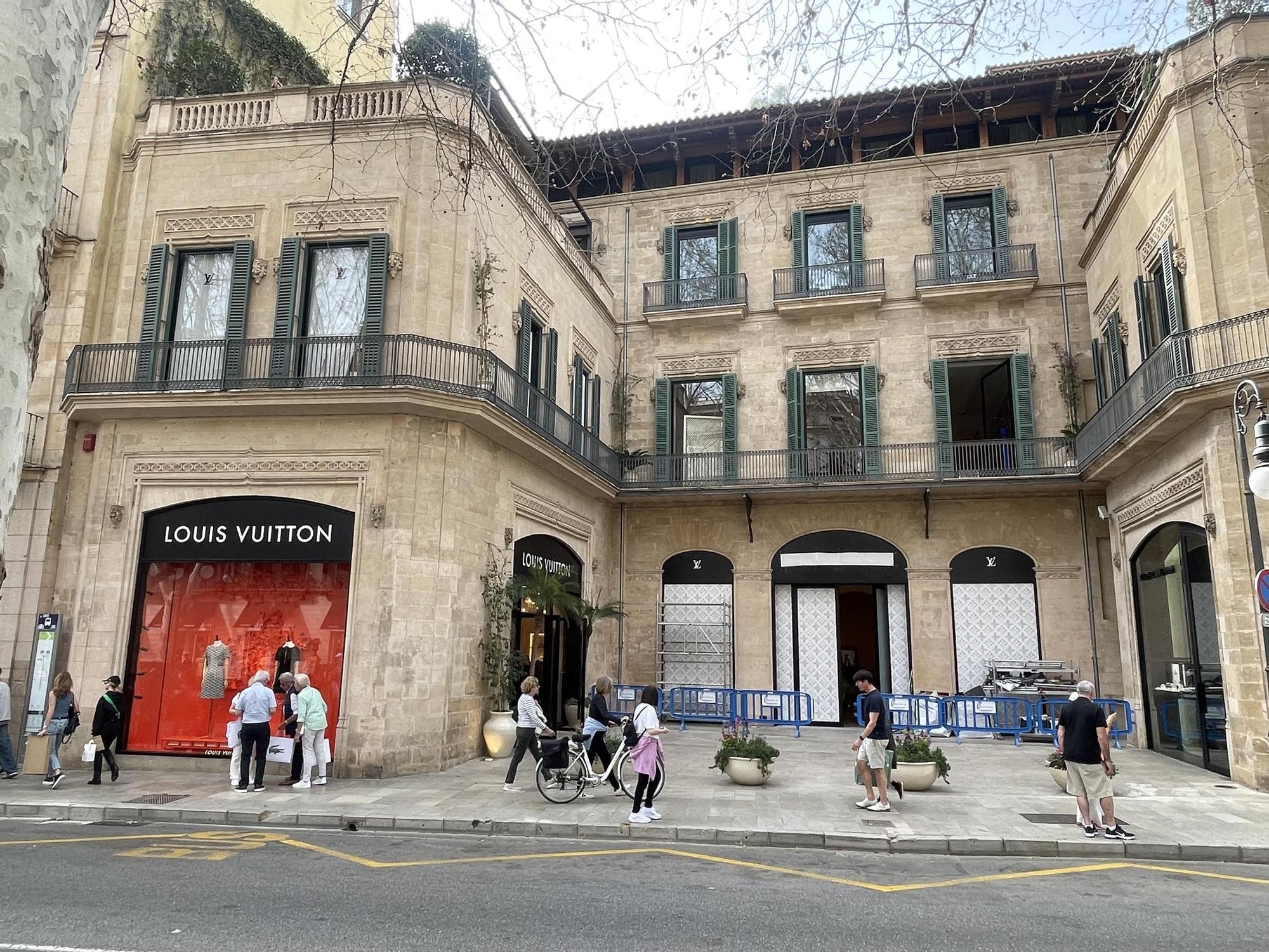 Así ha quedado la tienda de Louis Vuitton en Palma tras las obras de ampliación