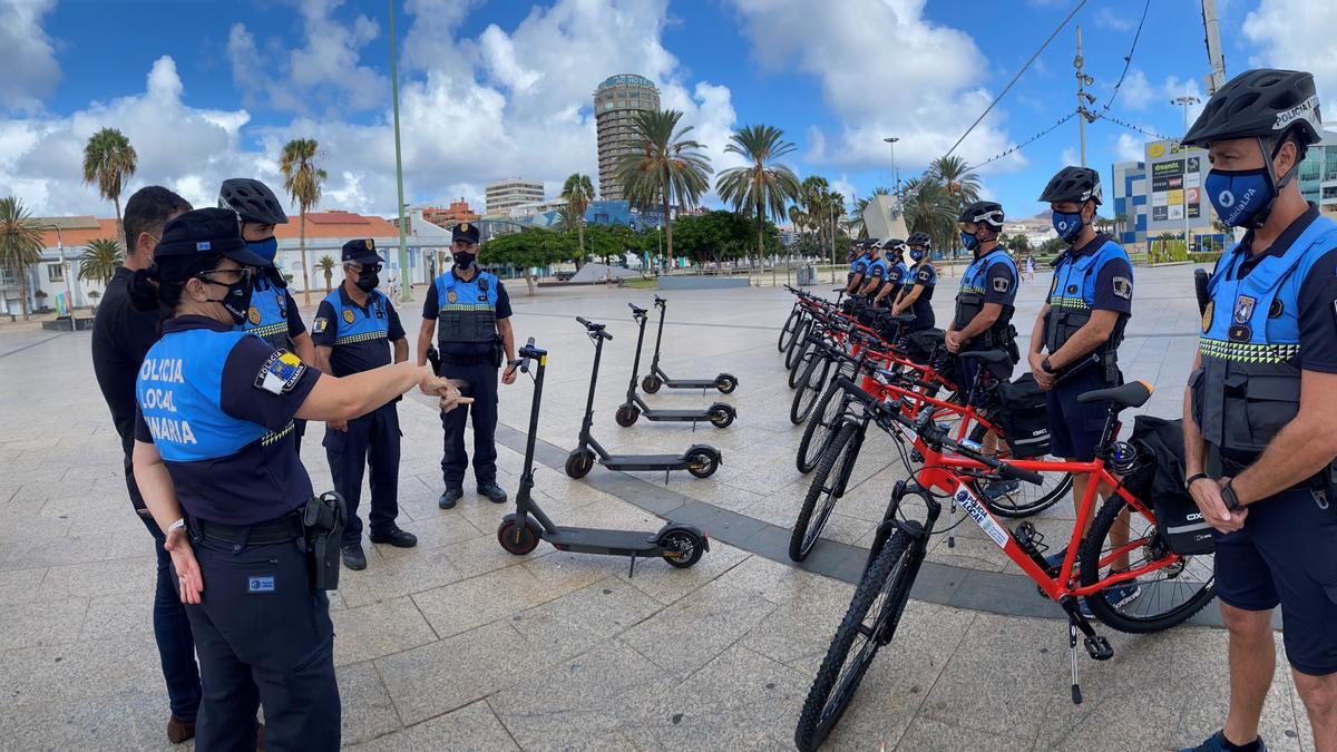 La Policía Local se moderniza con 12 nuevas bicicletas y cuatro patinetas  eléctricas - La Provincia