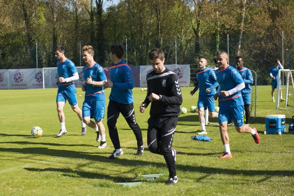 Entrenamiento del Real Oviedo