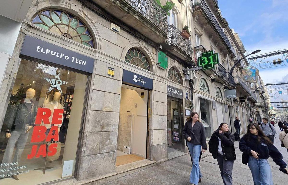 Exterior de la tienda de El Pulpo. |  Marta G. Brea