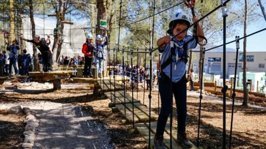 El parque de aventura de La Nucía abre sus puertas