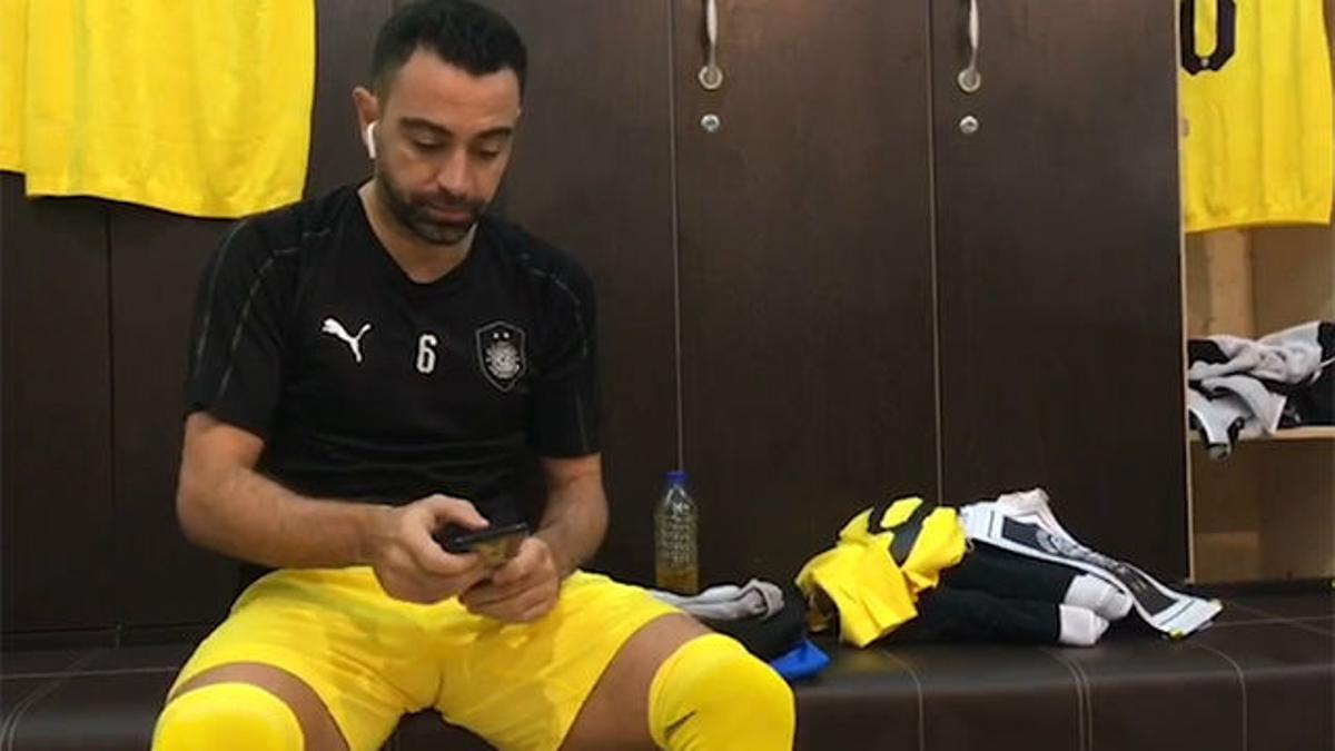 Imágenes exclusivas: así fueron los últimos momentos de Xavi como jugador