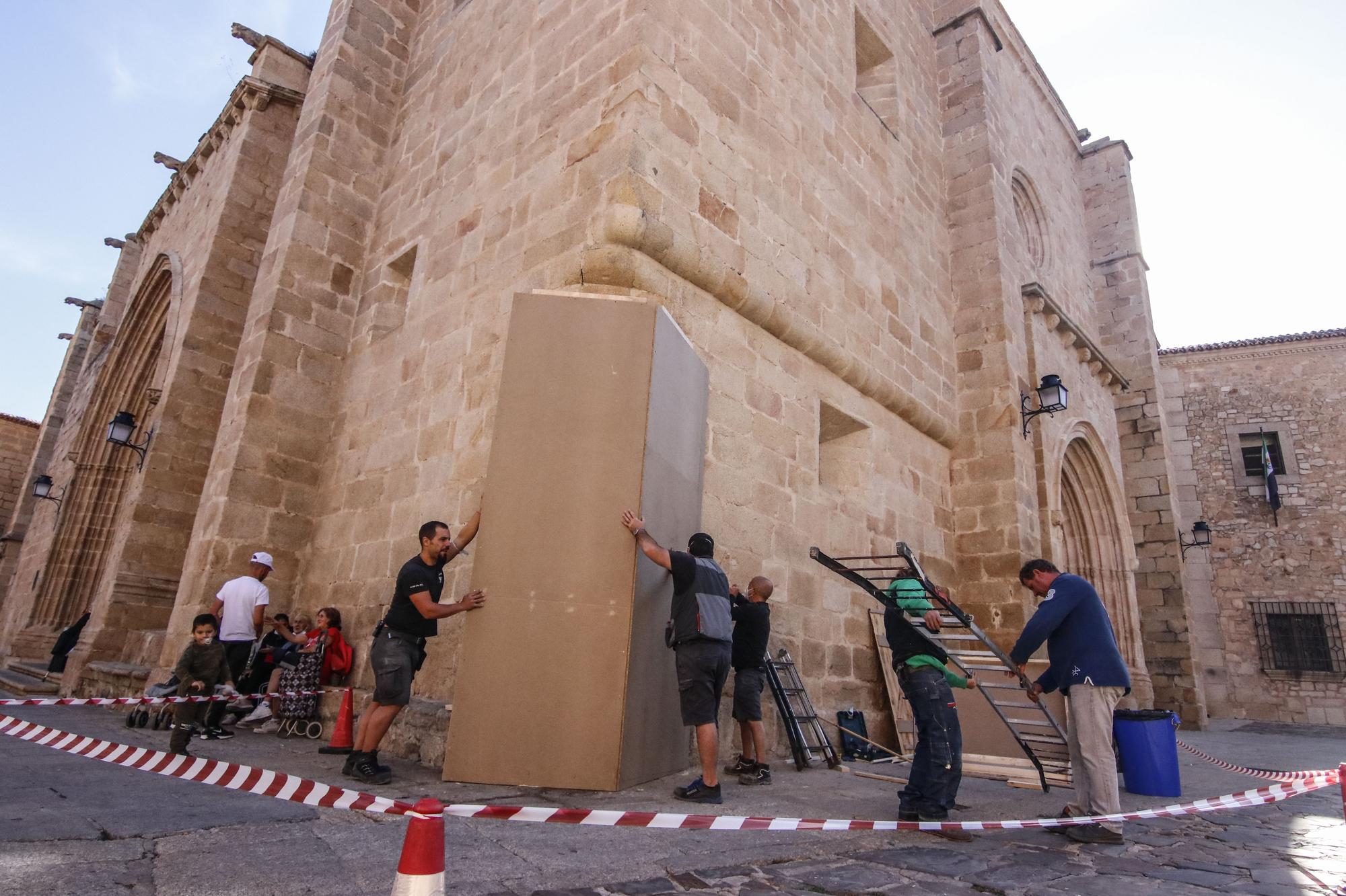 El rodaje de la precuela de 'Juego de tronos' en Cáceres, en imágenes