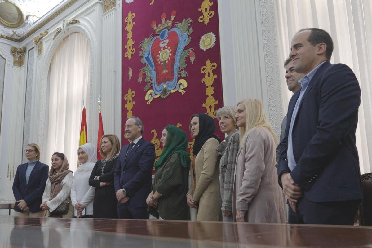 Encuentro con mujeres afganas.
