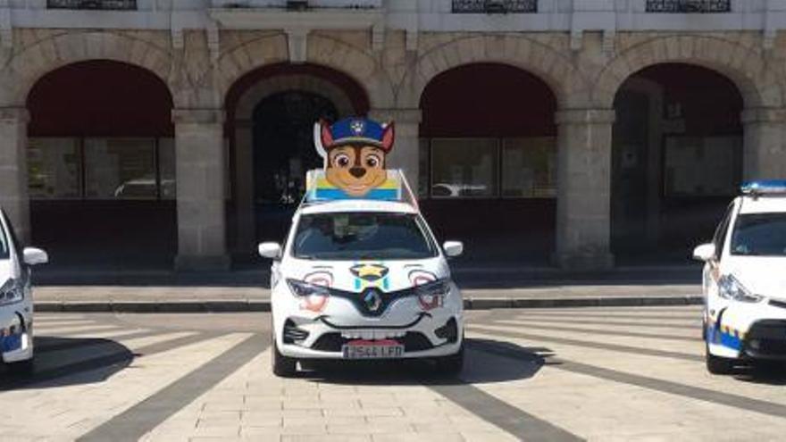 La patrulla canina llega al hospital de Mieres