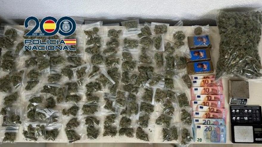 Un detenido al desmantelar un punto de venta de droga en la Zona Norte de Alicante