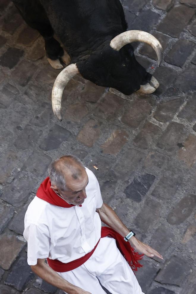 El sexto encierro de los Sanfermines 2022, en imágenes