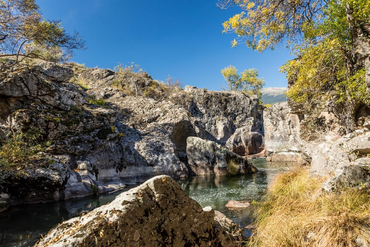 Los rayos de sol caían por la Sierra de Guadarrama
