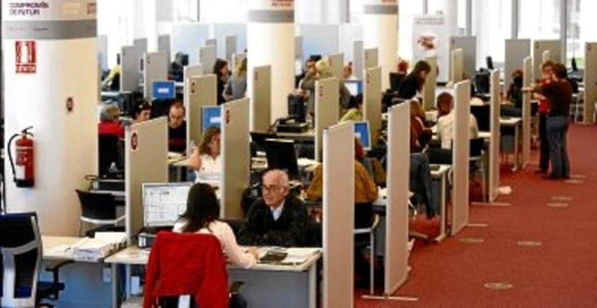 Oficines de l’Agència Tributària de Catalunya, un organisme dependent del departament d’Economia i Finances, a Barcelona.