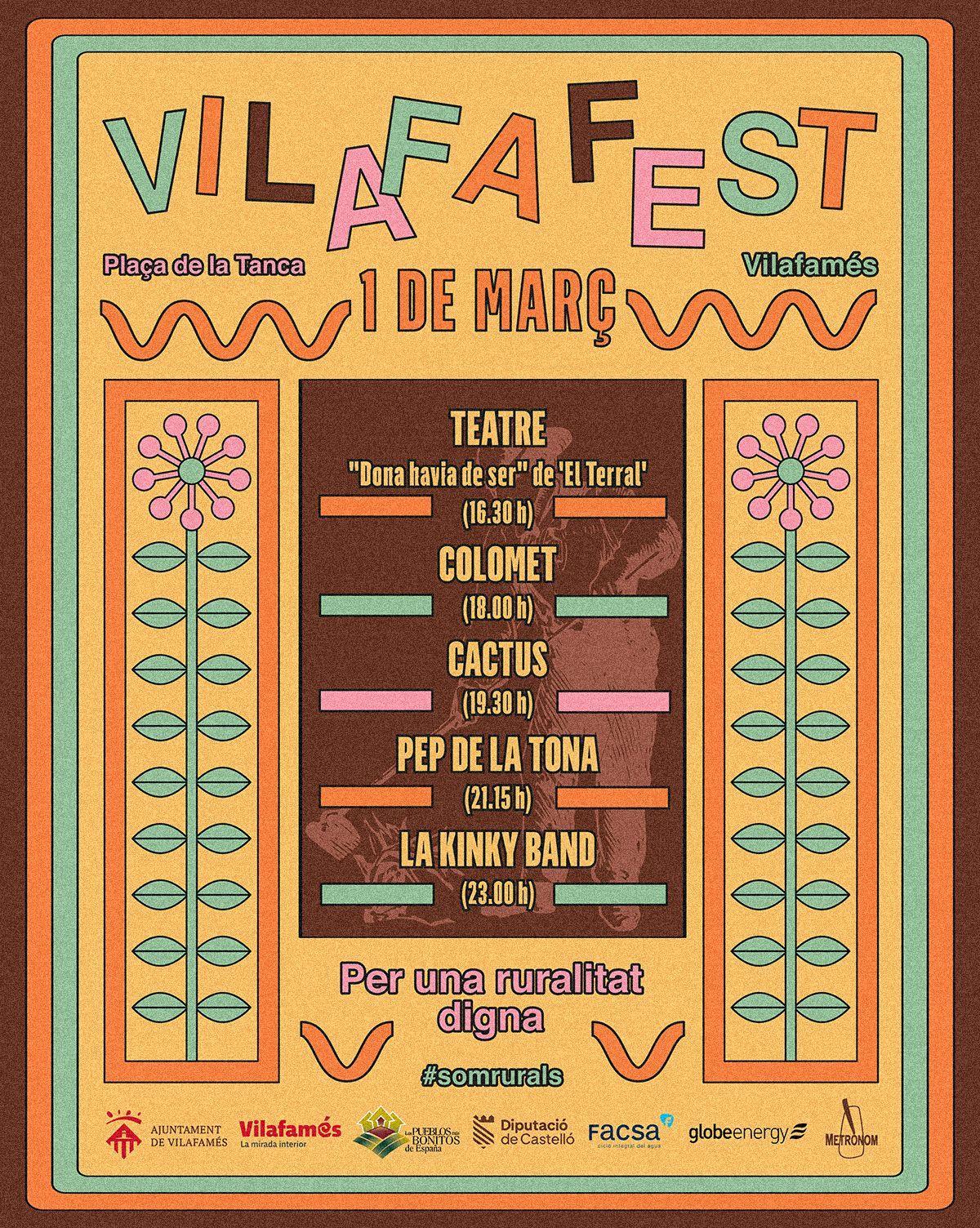 Cartell del Vilafafest 2025.