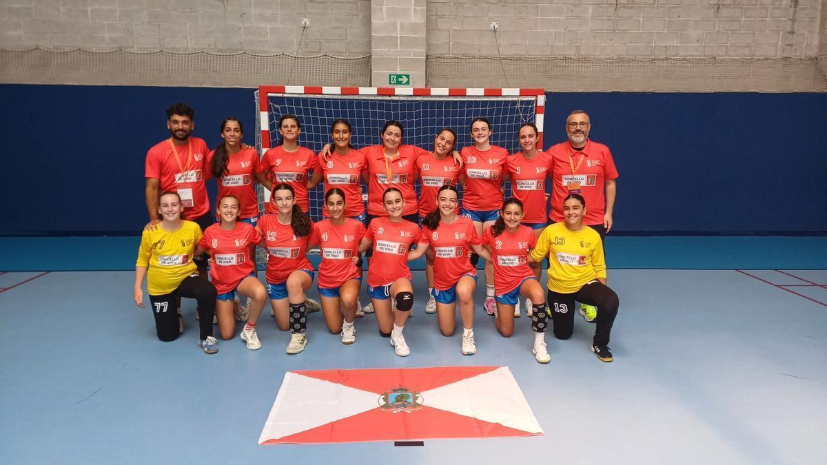 Selección viguesa femenina de balonmano.