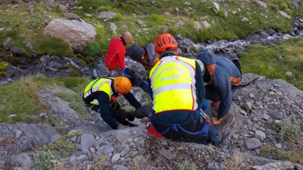 Rescate en Sierra Nevada