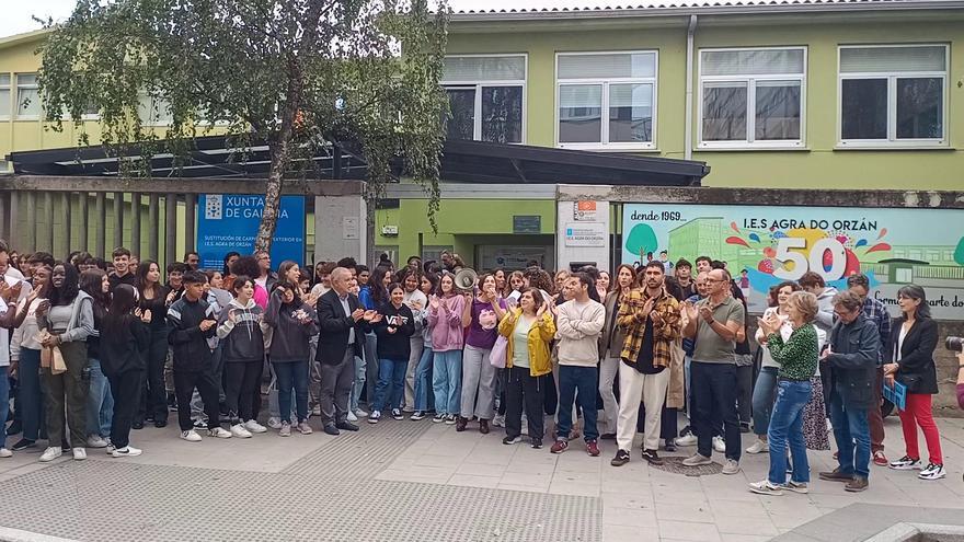 El IES del Agra do Orzán se moviliza por la falta de profesores de apoyo